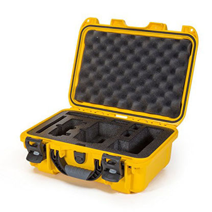 Picture of Nanuk Drone Waterproof Hard Case with Custom Foam Insert for DJI Mavic Air Fly More Combo - Yellow