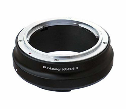 Picture of Fotasy Konica AR Lens to Canon EOS R Mount Adapter, Konica AR EOS R, Konica AR RF Adapter, Konica AR EOS R Adapter, Konica AR EOS RP Adapter, fits Konica AR Len & Canon Mirrorless Camera EOS R/EOS RP