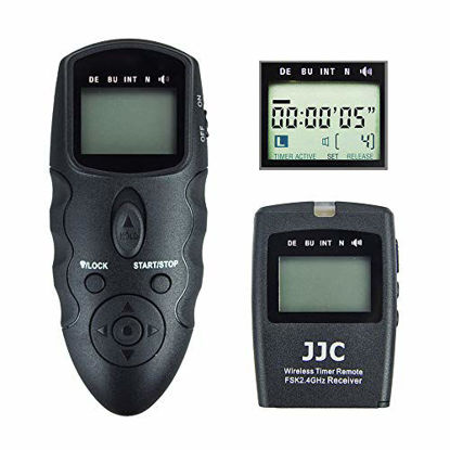 Picture of JJC Wireless Intervalometer Timer Remote Control Shutter Release for Fuji Fujifilm X-T4 X-T3 X-T2 X-T1 X-T30 X-T20 X-T10 X-T100 X-E3 X-E2S X-PRO2 X-H1 GFX 100 GFX 50S GFX 50R X100V X100F X100T & More