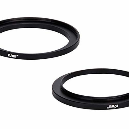 Picture of Kiwifotos 46mm-58mm Step-up Adapter Ring for Lenses (46mm Lens to 58mm Filter, Hood, Lens Converter and Other Accessories)