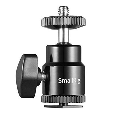 Picture of SMALLRIG LCD Monitor Shoe Adapter 1/4" Camera Hot Shoe Mount w/Additional 1/4" Screw for Cameras, for Canon/for Nikon/for Olympus/for Pentax/for Panasonic/for Fujifilm/for Kodak - 761