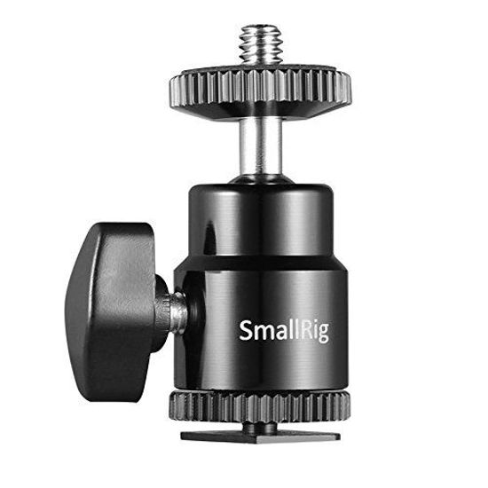 Picture of SMALLRIG LCD Monitor Shoe Adapter 1/4" Camera Hot Shoe Mount w/Additional 1/4" Screw for Cameras, for Canon/for Nikon/for Olympus/for Pentax/for Panasonic/for Fujifilm/for Kodak - 761