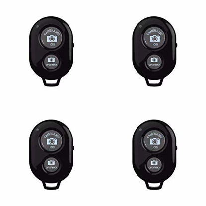 Picture of SHEYINJ 4 Pack Bluetooth Camera Remote Control Shutter for Smart Phones, Wireless Camera Remote Control Compatible with iPhone/Android Phones, Suitable for Gift Giving and Photo Taking