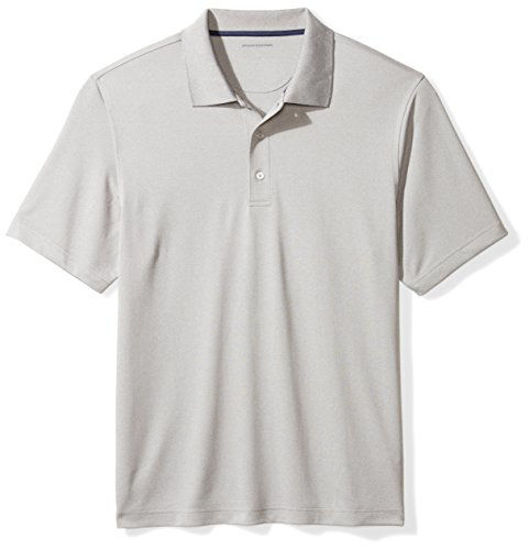 Picture of Amazon Essentials Men's Regular-Fit Quick-Dry Golf Polo Shirt, light grey heather, X-Large