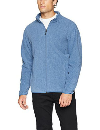 Picture of Amazon Essentials Men's Full-Zip Polar Fleece Jacket, Blue Heather, X-Small
