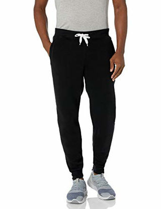 Picture of Southpole Men's Active Basic Jogger Fleece Pants, Black, Small