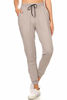 Picture of Leggings Depot JGAX128-LIGHTGREY-3XL Jogger Solid Pants, 3X Plus