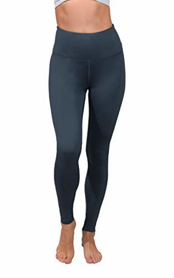 GetUSCart- 90 Degree By Reflex High Waist Fleece Lined Leggings - Yoga Pants  - Thundercloud - XS