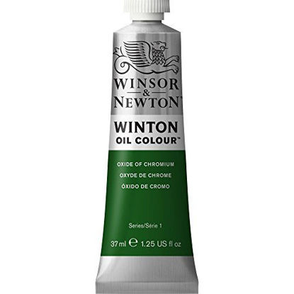 Picture of Winsor & Newton 1414459 Winton Oil Color Paint, 37-ml Tube, Oxide Of Chromium