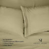 Picture of 1500 Supreme Collection Bed Sheet Set - Extra Soft, Elastic Corner Straps, Deep Pockets, Wrinkle & Fade Resistant Hypoallergenic Sheets Set, Luxury Hotel Bedding, Queen, Sage