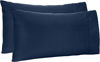 Picture of AmazonBasics Lightweight Super Soft Easy Care Microfiber Pillowcases - 2-Pack, Standard, Navy Blue