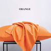 Picture of NTBAY Queen Pillowcases Set of 4, 100% Brushed Microfiber, Soft and Cozy, Wrinkle, Fade, Stain Resistant with Envelope Closure, 20"x 30", Orange