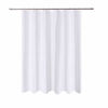 Picture of N&Y HOME Long Fabric Shower Curtain Liner 72 x 78 inches Longer Length, Hotel Quality, Washable, Water Repellent, White Spa Bathroom Curtains with Grommets, 72x78