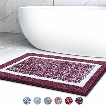 Picture of Bathroom Rug Mat, Ultra Soft and Water Absorbent Bath Rug, Bath Carpet, Machine Wash/Dry, for Tub, Shower, and Bath Room