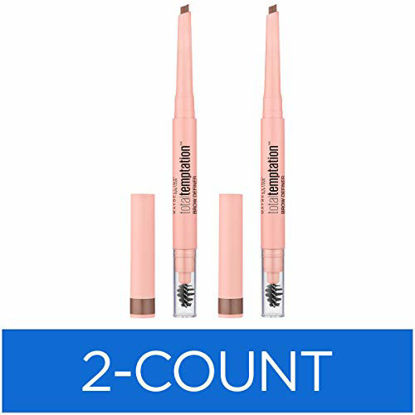 Picture of Maybelline Total Temptation Eyebrow Definer Pencil, Soft Brown, 2 Count