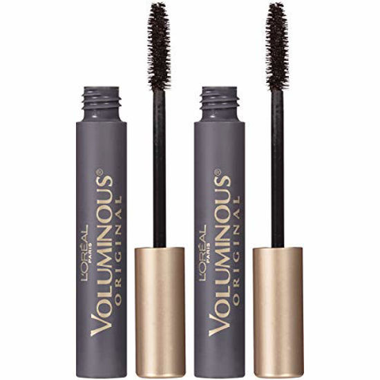 Picture of LOreal Paris Makeup Voluminous Original Volume Building Mascara, Black Brown, 2 Count
