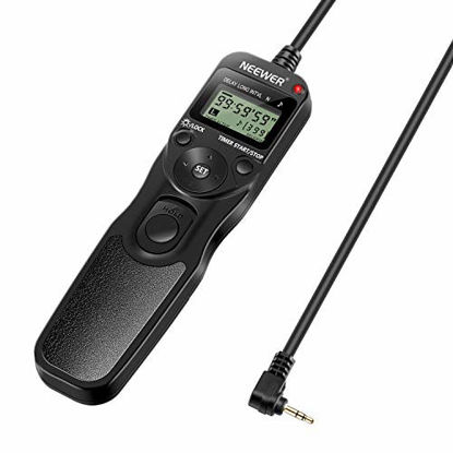 Picture of Neewer LCD Timer Shutter Release Remote Control for Canon 700D/T5i, 650D/T4i, 550D/T2i, 500D/T1i, 350D/XT, 400D/XTi, 1000D/XS, 450D/XSi, 60D, 100D, and Pentax