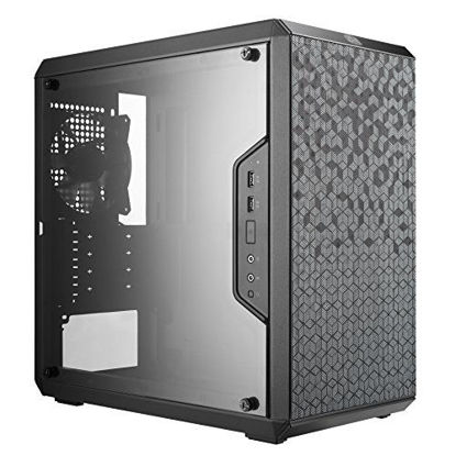 Picture of Cooler Master MasterBox Q300L Micro-ATX Tower with Magnetic Design Dust Filter, Transparent Acrylic Side Panel, Adjustable I/O & Fully Ventilated Airflow, Black (MCB-Q300L-KANN-S00)
