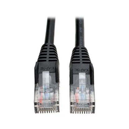 Picture of Tripp Lite Cat5e 350MHz Snagless Molded Patch Cable (RJ45 M/M) - Black, 25-ft.(N001-025-BK)