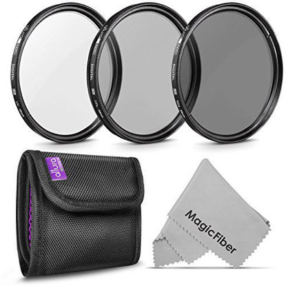 Picture of 58MM Altura Photo Professional Photography Filter Kit (UV, CPL Polarizer, Neutral Density ND4) for Camera Lens with 58MM Filter Thread + Filter Pouch