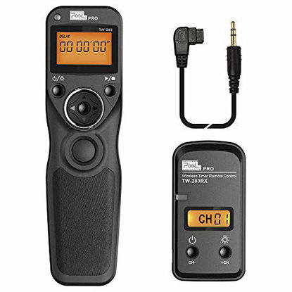 Picture of Remote Shutter Release for Sony, PIXEL TW-283 S1 Wireless Remote Release Cable Timer Remote Control for Sony Cameras