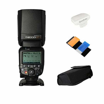 Picture of Yongnuo Updated YN600EX-RT II Flash Speedlite for Canon's 600EX-RT/ST-E3-RT Wireless Signal Camera, Master,USB Firmware Upgrade, 1/8000sec Sync Speed