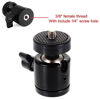 Picture of AKOAK 1/4" Swivel Mini Ball Head Screw Tripod Mount for DSLR Camera Camcorder Light Bracket