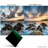 Picture of K&F Concept 100x100mm Square Filter Kit ND1000 (10 Stop) with One Filter Holder and 8 Filter Ring Compatible with Canon Nikon Camera Lens