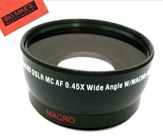 HC-X900/M 49mm 0.43x Wide Angle Lens with Macro for Panasonic HC-WXF991K HC-VX981K HC-X920K Camcorder