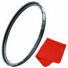 Picture of 46mm X2 UV Filter for Camera Lenses - UV Protection Photography Filter with Lens Cloth - MRC8, Nanotec Coatings, Ultra-Slim, Traction Frame, Weather-Sealed by Breakthrough Photography