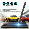 Picture of Graphics Drawing Tablet, UGEE M708 10 x 6 inch Large Drawing Tablet with 8 Hot Keys, Passive Stylus of 8192 Levels Pressure, UGEE M708 Graphic Tablet for Paint, Design, Art Creation Sketch