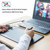Picture of Graphics Drawing Tablet, UGEE M708 10 x 6 inch Large Drawing Tablet with 8 Hot Keys, Passive Stylus of 8192 Levels Pressure, UGEE M708 Graphic Tablet for Paint, Design, Art Creation Sketch