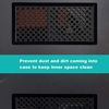 Picture of CM Computer Case Fan Dust Filter PC Mesh Filter Cover Grills with Magnetic Frame, Black Color (240 x 120 mm (2 Pcs))