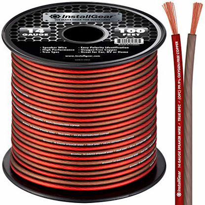 Picture of InstallGear 14 Gauge Speaker Wire OFC Oxygen-Free Copper, 100-feet