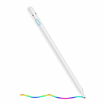 Picture of Stylus Pen Digital Pencil Fine Point Active Pen for Touch Screens, Compatible with iPhone iPad and Other Tablets (White)