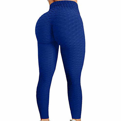 Picture of Famous TikTok Leggings, Yoga Pants for Women High Waist Tummy Control Booty Bubble Hip Lifting Workout Running Tights
