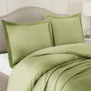 Picture of Nestl Duvet Cover 3 Piece Set - Ultra Soft Double Brushed Microfiber Hotel Collection - Comforter Cover with Button Closure and 2 Pillow Shams, Sage - King 90"x104"