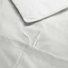 Picture of Nestl Duvet Cover 3 Piece Set - Ultra Soft Double Brushed Microfiber Hotel Collection - Comforter Cover with Button Closure and 2 Pillow Shams, Silver - California King 98"x104"