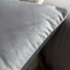 Picture of MIULEE Pack of 2 Velvet Pillow Covers Decorative Square Pillowcase Soft Solid Cushion Case for Sofa Bedroom Car 24 x 24 Inch 60 x 60 cm Grey