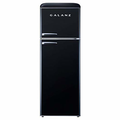 Picture of Galanz GLR12TBKEFR Retro Refrigerator, 12.0 Cu Ft, Black