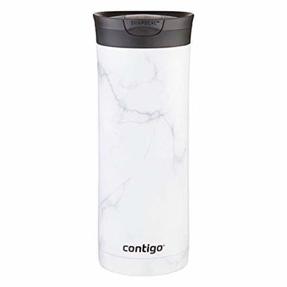 Picture of Contigo Couture SNAPSEAL Insulated Travel Mug, 20 Ounce, White Marble