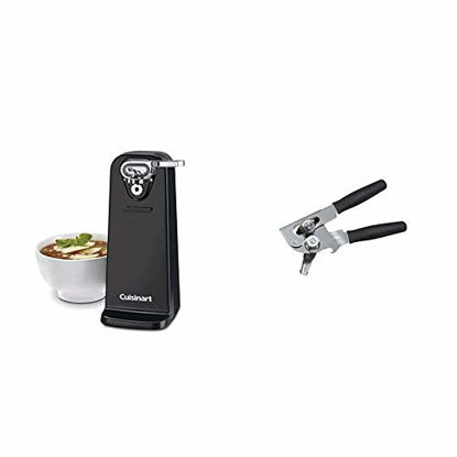 Picture of Cuisinart CCO-50BKN Deluxe Electric Can Opener, Black & Swing-A-Way 407BK Portable Can Opener, Black