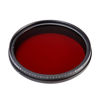Picture of Fotga 62mm Six-in-One Adjustable Infrared IR Pass X-Ray Lens Filter 530nm to 750nm