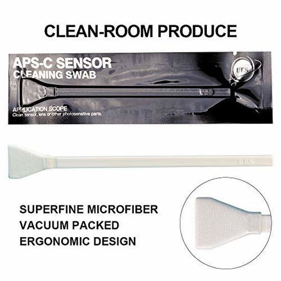 Picture of UES APSC-30 DSLR or SLR Digital Camera Sensor Cleaning Swabs for APS-C Type Sensors (30 X 16mm Swabs)