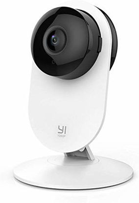 Picture of YI Security Home Camera Baby Monitor, 1080p WiFi Smart Wireless Indoor Nanny IP Cam with Night Vision, 2-Way Audio, Motion Detection, Phone App, Pet Cat Dog Cam - Works with Alexa and Google