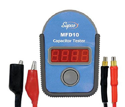 Picture of Supco MFD10 Digital Capacitor Tester with LED Display, 0.01 to 10000mF Range, 5% Accuracy