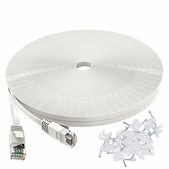 Pure Copper UL CSA White 50 FT Super E Cable SKU-20978 UTP Cat.6 Ethernet Patch Cable Pure Copper UL CSA White 50 FT Super E Cable SKU-20978 UTP Cat.6 Ethernet Patch Cable