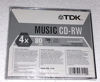 Picture of TDK CDRW80TWN 80-Minute Music CD-Rewritable (Single, Jewel)