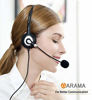 Picture of Phone Headset 2.5mm with Noise Canceling Mic & Mute Switch Ultra Comfort Telephone Headset for Panasonic AT&T Vtech Uniden Cisco Grandstream Polycom Cordless Phones