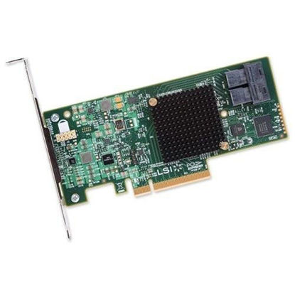 Picture of LSI Broadcom SAS 9300-8i 8-port 12Gb/s SATA+SAS PCI-Express 3.0 Low Profile Host Bus Adapter